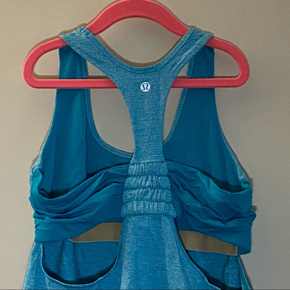 Lululemon 🍋Turbo Racerback Cut Out Ruched Tank - Picture 3 of 6